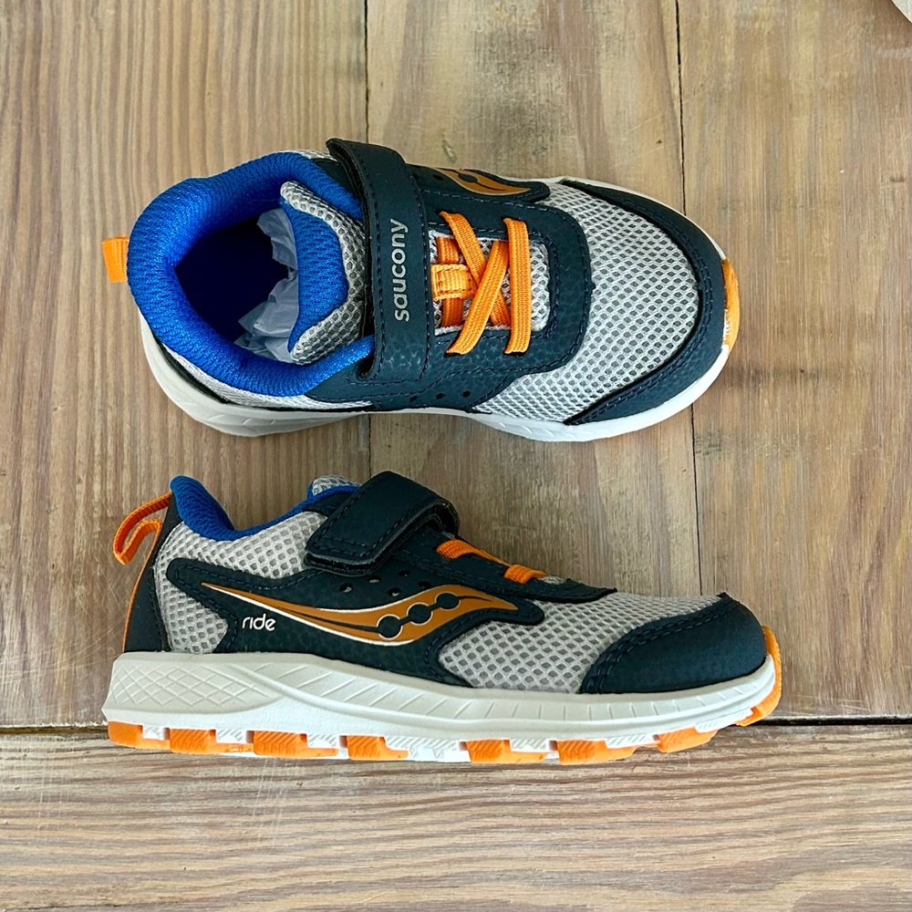 Saucony Ride Jr. Sneaker 🆕💙 - Picture 6 of 9
